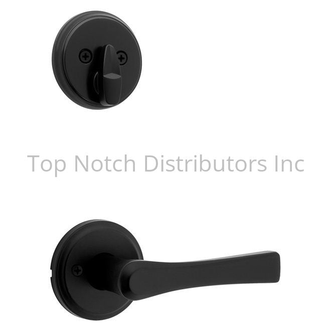 Kwikset 971KAL-514 Single Cylinder Interior Katella Lever Trim Matt... Sparrow Supply