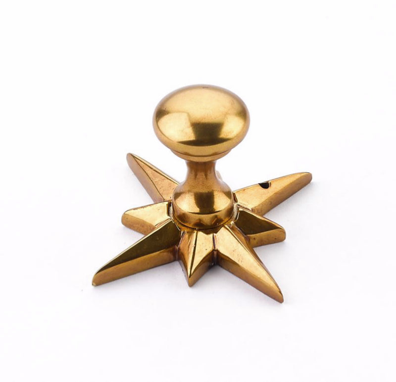 SCHAUB 982-PAR Cabinet Knobs - Brass Sparrow Supply