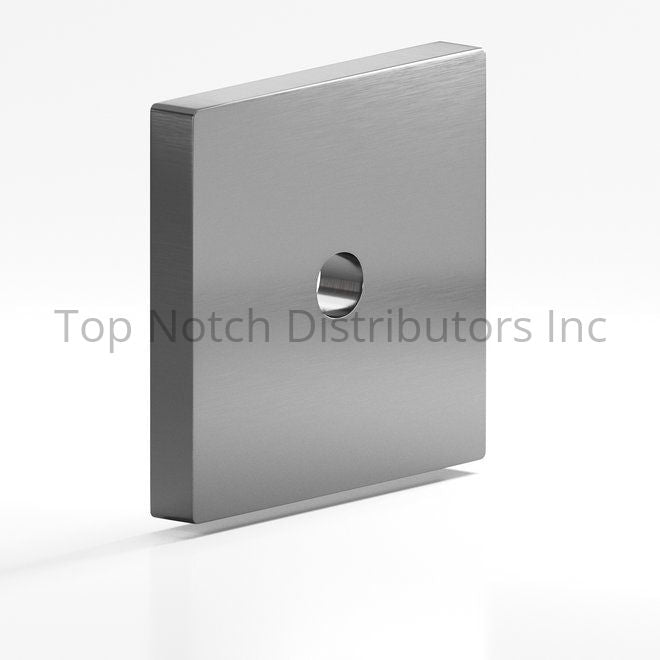 Colonial Bronze 9950GRA 1" Square Back Plate Satin Graphite Sparrow Supply
