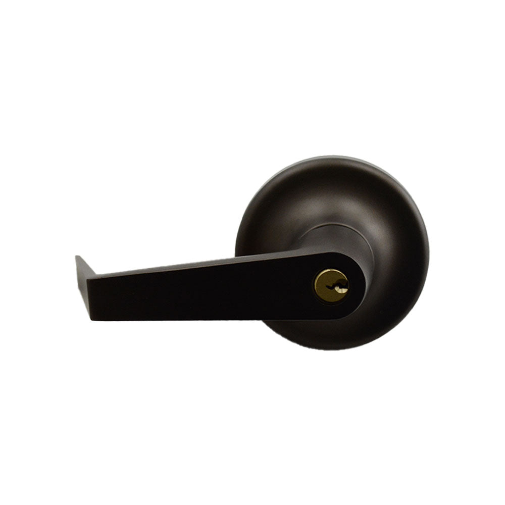 ASSA Abloy Accentra AU441F613E Augusta Key in Lever Night Latch Rose Exit Device Trim US10BE (613E) Oil Rubbed Bronze Finish Sparrow Supply