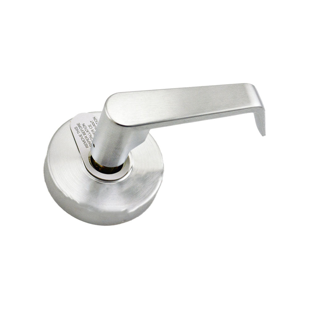 ASSA Abloy Accentra AU4655LN626 Single Dummy Augusta Lever Grade 2 Cylindrical Lock US26D (626) Satin Chrome Finish Sparrow Supply