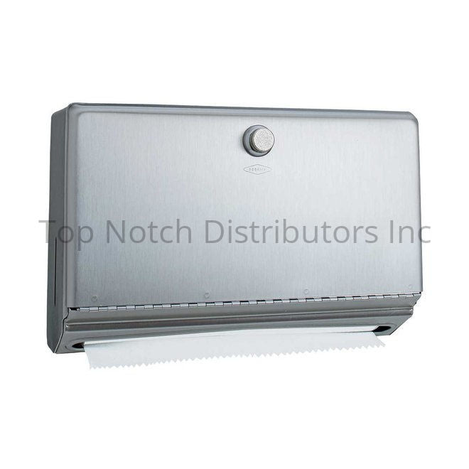 Bobrick B2621 Surface Mounted Paper Towel Dispenser with Knob Latch... Sparrow Supply
