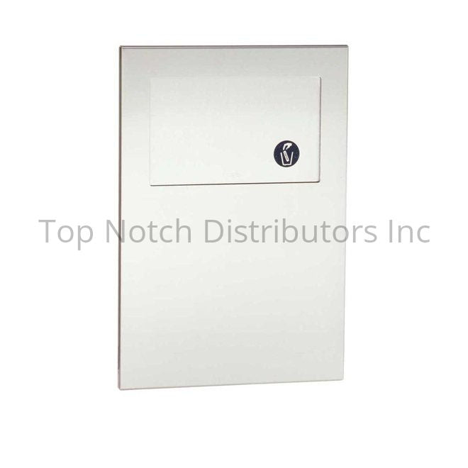 Bobrick B35303 Recessed Sanitary Napkins Disposal Satin Stainless S... Sparrow Supply