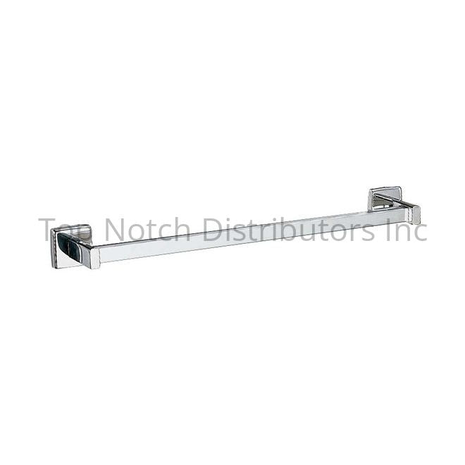Bobrick B67324 24" Surface Mounted Square Rose Square Towel Bar Bri... Sparrow Supply