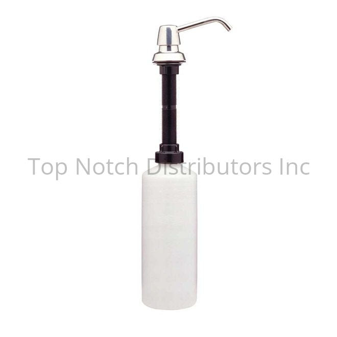 Bobrick B822 34 Ounce Manual Liquid Soap Dispenser with 4" Spout Sa... Sparrow Supply