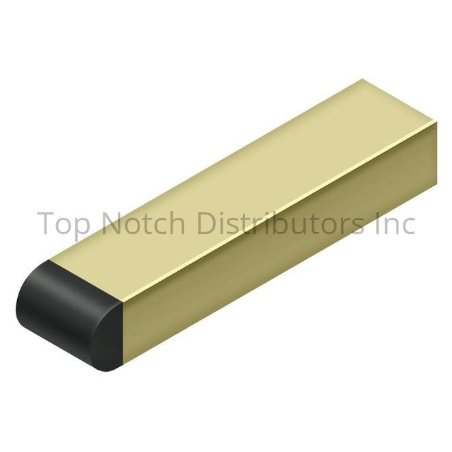 Deltana BDSR40U3-UNL 4" Contemporary Half Cylinder Tip Baseboard Bu... Sparrow Supply