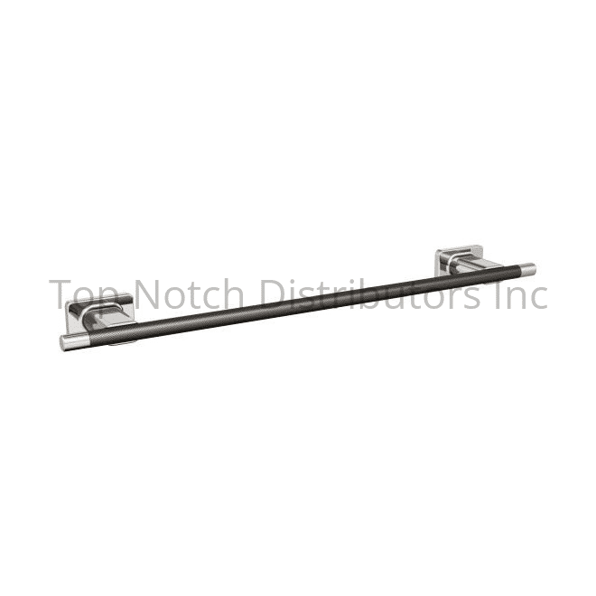 Amerock BH26614PNGM Esquire 18" Towel Bar Polished Nickel by Gunmet... Sparrow Supply