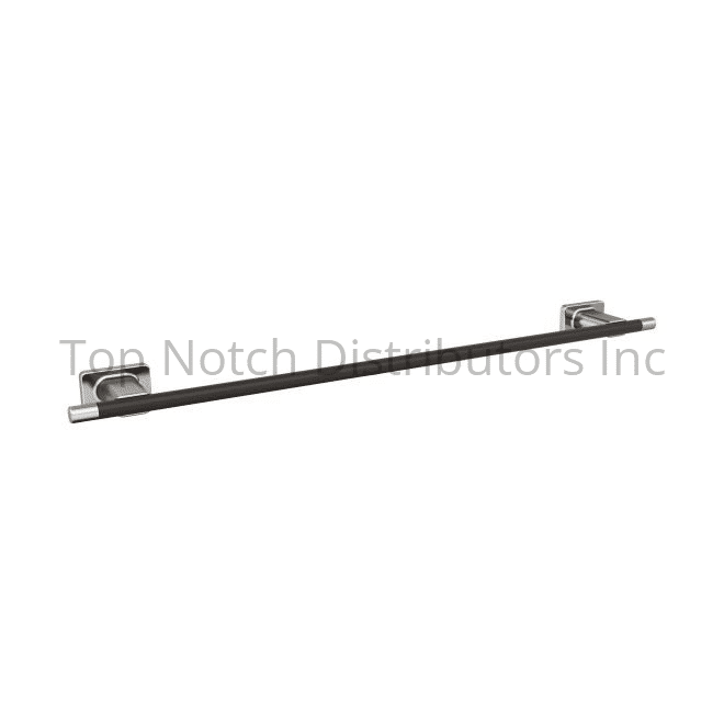 Amerock BH26615G10ORB Esquire 24" Towel Bar Satin Nickel by Oil Rub... Sparrow Supply