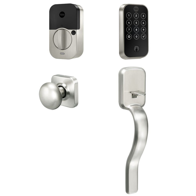 Yale Real Living BYRD420W Touchscreen Deadbolts - Satin Nickel Sparrow Supply