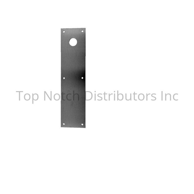 Don-Jo CFK71628 4" x 16" Push Plate Cut for Knob Aluminum Sparrow Supply