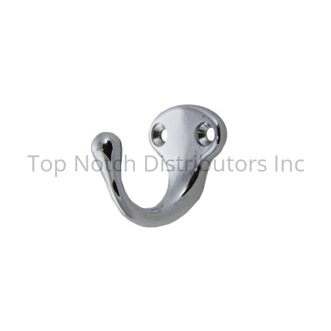 Pride Industrial CH1003PC Vertical Coat Hook Polished Chrome Sparrow Supply