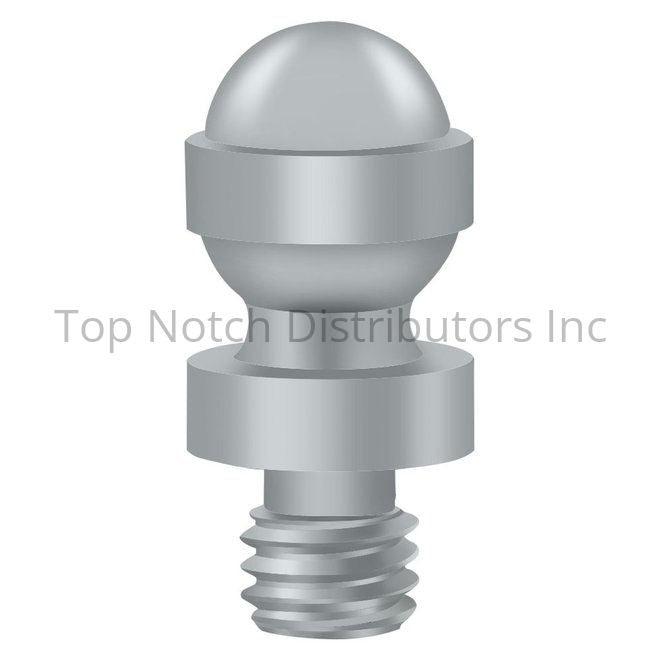 Deltana CHAT26D Acorn Tip; Satin Chrome Sparrow Supply