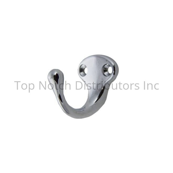 Crown Cabinet Hardware CHCH1003PC Vertical Coat Hook Polished Chrome Sparrow Supply
