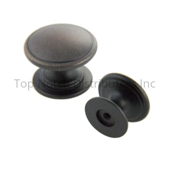 Crown Cabinet Hardware CHK8098010B 1-1/4" Cabinet Knob Oil Rubbed B... Sparrow Supply