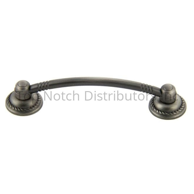 Crown Cabinet Hardware CHP81297APH 4-7/10" Deco Bow Cabinet Pull wi... Sparrow Supply