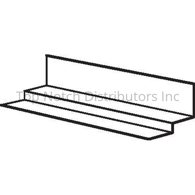 Don-Jo CR300 12 Gauge 4-1/8" x 14" Reinforcement Plate for Parallel... Sparrow Supply