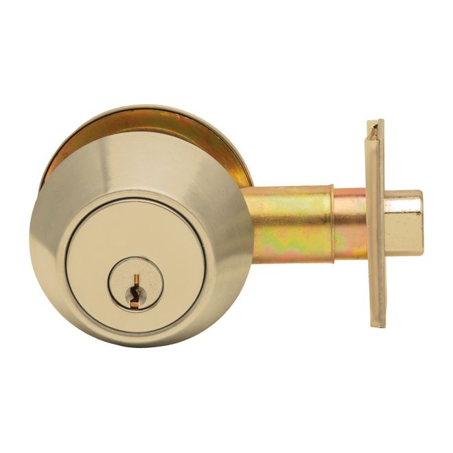 Dexter Commercial DB2000DCT Commercial Deadbolts - Polished Brass Sparrow Supply