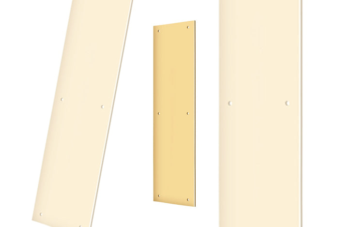 Deltana PP3515 Push Plates - Brass Sparrow Supply