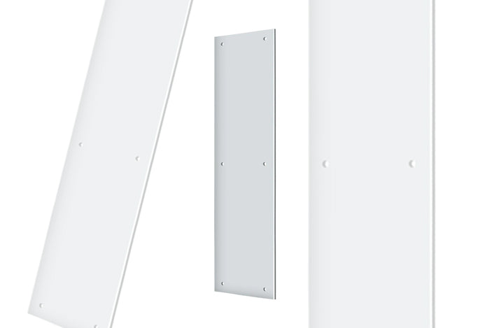 Deltana PP3515 Push Plates - Satin Nickel Sparrow Supply