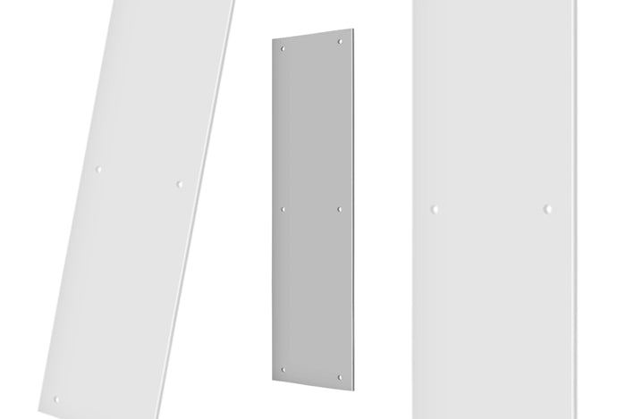 Deltana PP3515 Push Plates - Satin Stainless Sparrow Supply