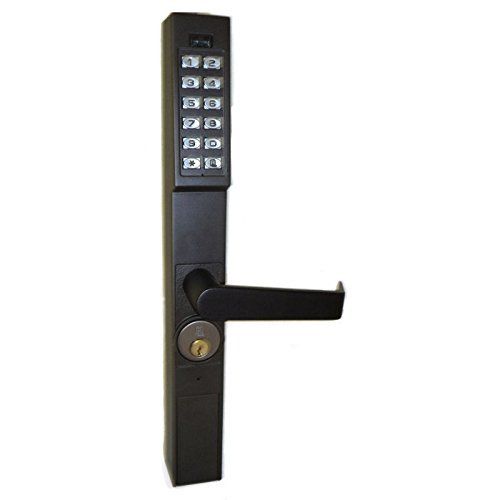 Alarm Lock DL120010B1 Trilogy Narrow Stile Digital Lever Lock Oil Rubbed Bronze Finish Sparrow Supply