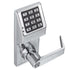 Alarm Lock DL270026D Weather Resistant Trilogy Electronic Digital Lever Lock Satin Chrome Finish Sparrow Supply