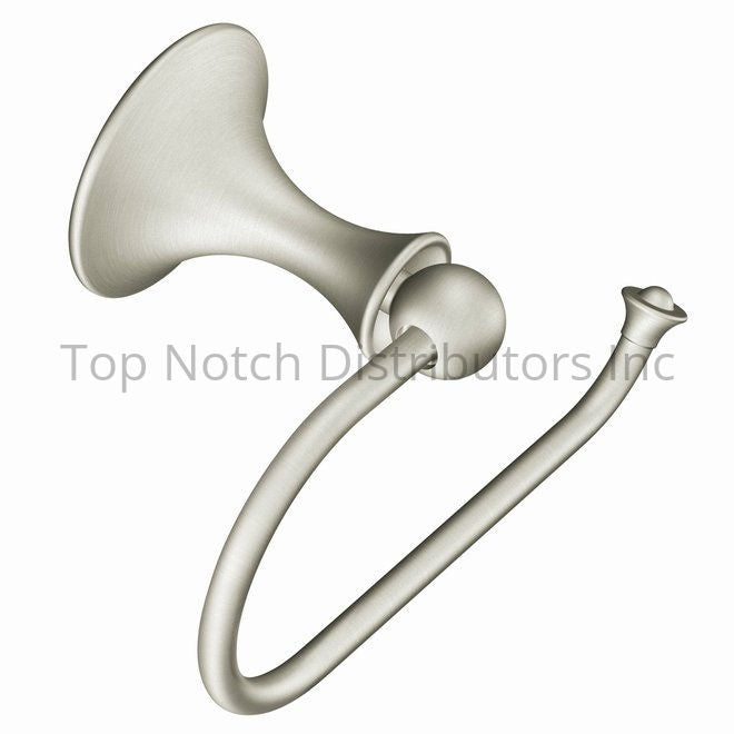 Moen DN7708BN Lounge Euro Paper Holder Brushed Nickel Sparrow Supply