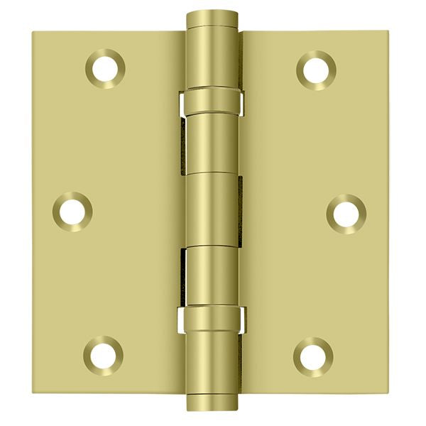 Deltana DSB35B3 Full Mortise Hinges - Brass Sparrow Supply