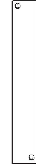 Don-Jo EPT1PC 1-1/4" x 9" Filler Plate for Electric Power Transfer Prime Coat Finish ** Call For Pricing ** Sparrow Supply