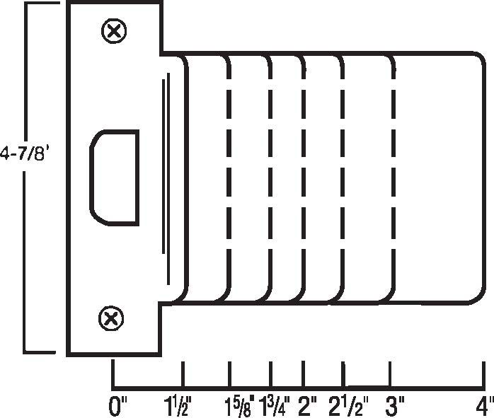 Don-Jo EST115 Commercial Parts - Satin Stainless Sparrow Supply