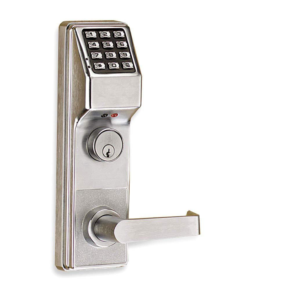 Alarm Lock ETDL27S1G26DV99 Trilogy Exit Trim with Straight Lever for Von Duprin 99 Satin Chrome Finish Sparrow Supply