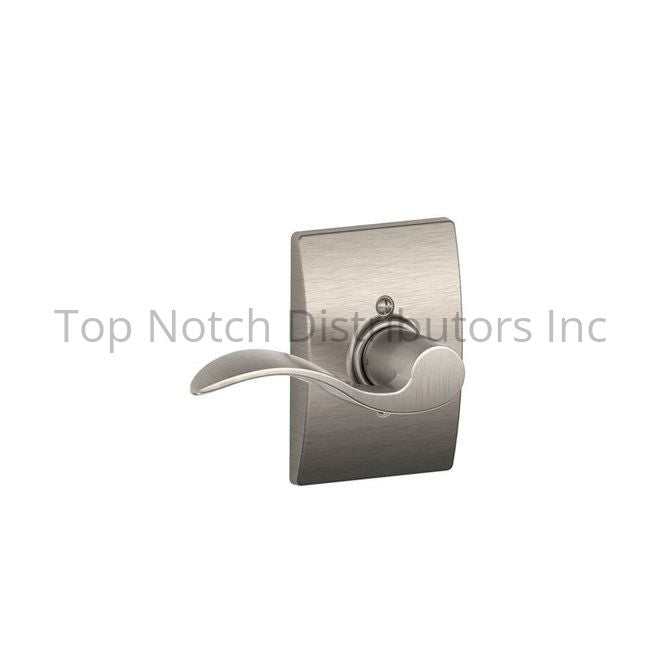 Schlage Residential F170ACC619CENLH Left Hand Accent Lever with Cen... Sparrow Supply
