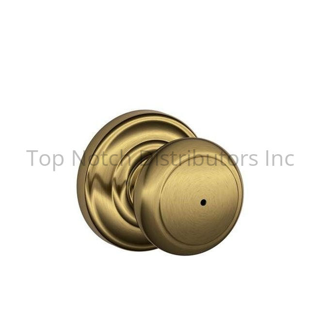Schlage Residential F40AND609625 Andover Knob Privacy Lock with 160... Sparrow Supply