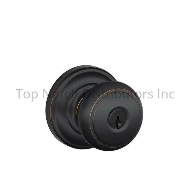 Schlage Residential F51AAND716AND Andover Knob with Andover Rose Ke... Sparrow Supply
