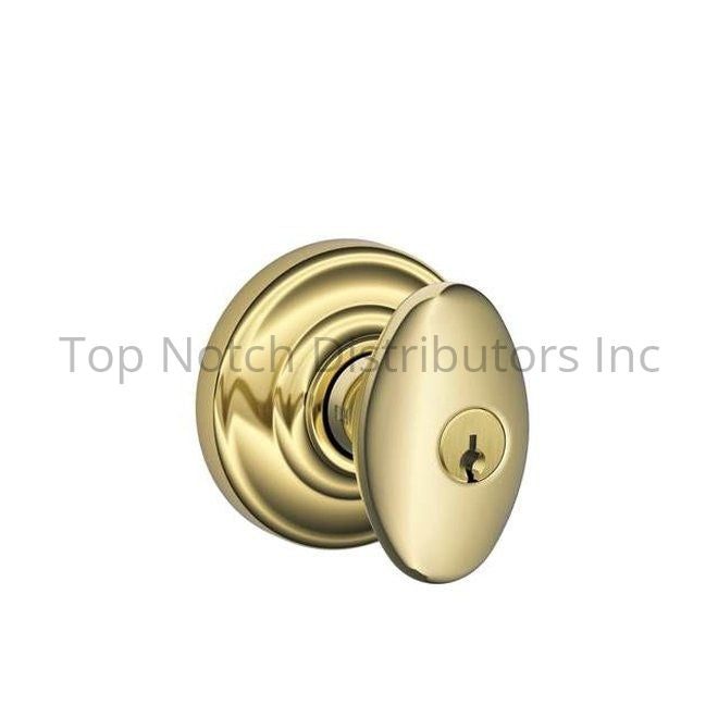 Schlage Residential F51ASIE505AND Siena Knob with Andover Rose Keye... Sparrow Supply