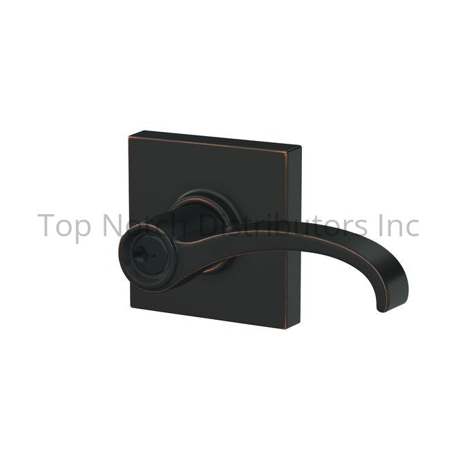 Schlage Residential F51AWIT716COL Whitney Lever with Collins Rose K... Sparrow Supply