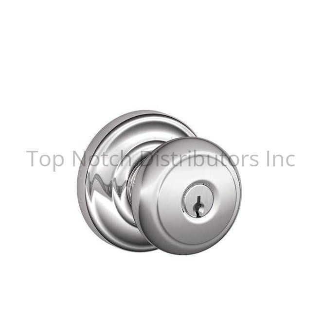 Schlage Residential F80AND625AND Knob with Andover Rose Storeroom L... Sparrow Supply