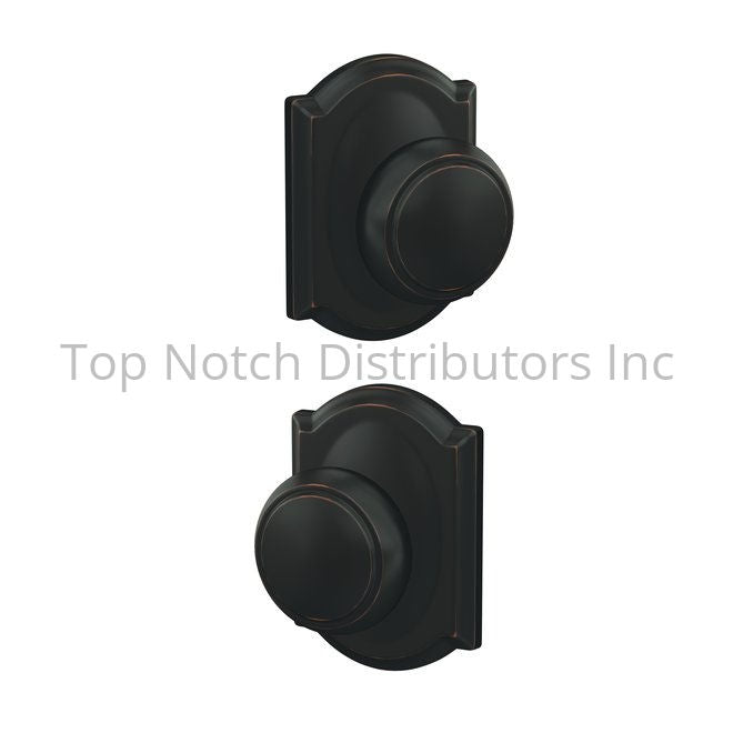 Schlage Residential FC172AND716CAM Andover Knob with Camelot Rose N... Sparrow Supply