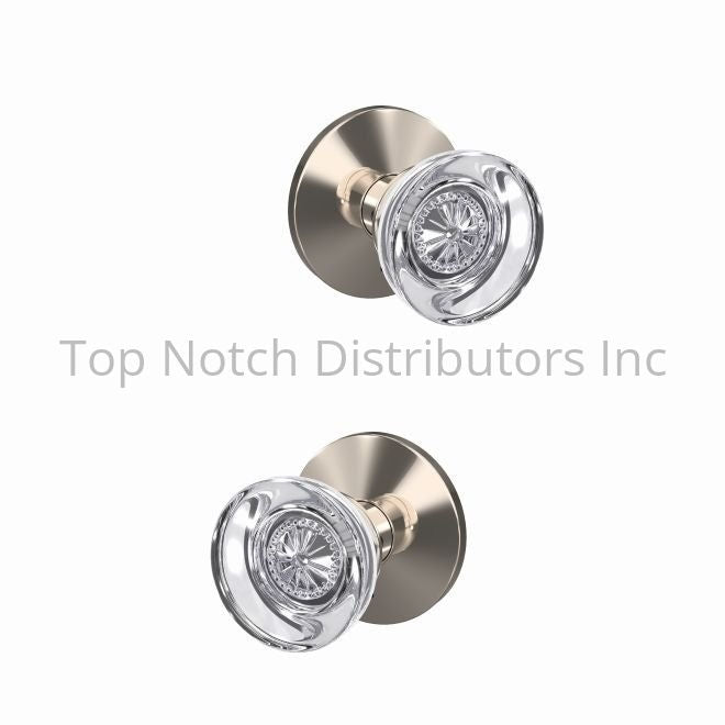 Schlage Residential FC172HOB618KIN Hobson Knob with Kinsler Rose No... Sparrow Supply
