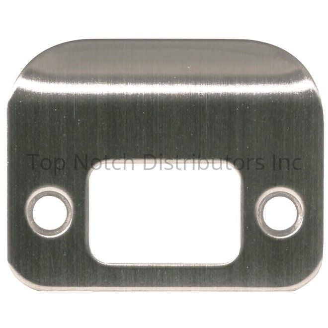 PAMEX FD9SPSS 1-3/4" x 2-1/4" Full Lip Round Corner Strike Satin St... Sparrow Supply