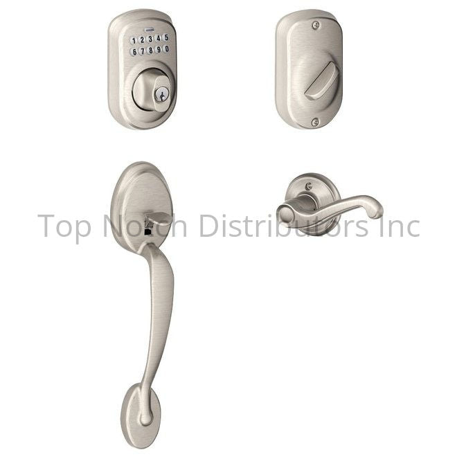 Schlage Residential FE365PLY619FLALH Left Hand Plymouth with Flair ... Sparrow Supply