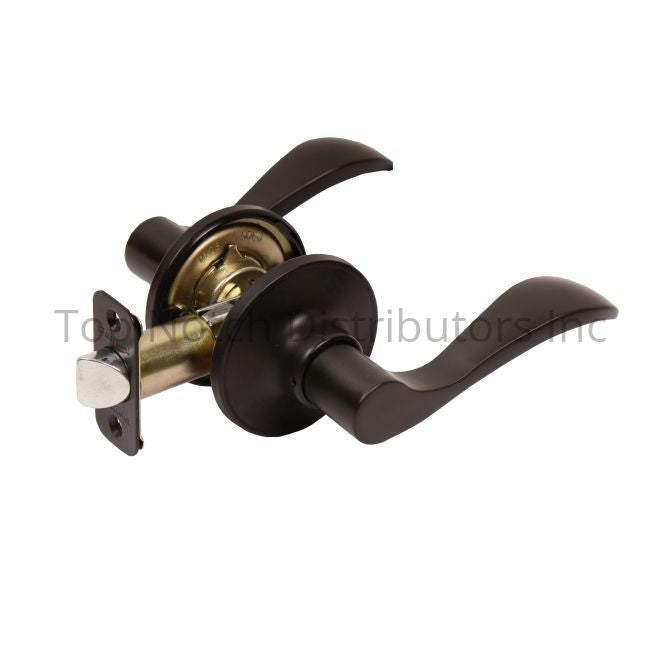 PAMEX FLYE003R Right Hand Naples Lever with Round Rose Passage Lock... Sparrow Supply
