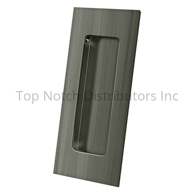 Deltana FP40U15A 4" x 1-7/8" Heavy Duty Rectangular Flush Pull Anti... Sparrow Supply