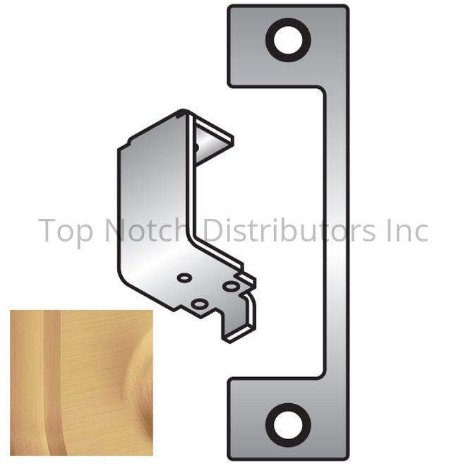 HES HTD612 HTD Faceplate for 1006 Strike Satin Bronze Sparrow Supply