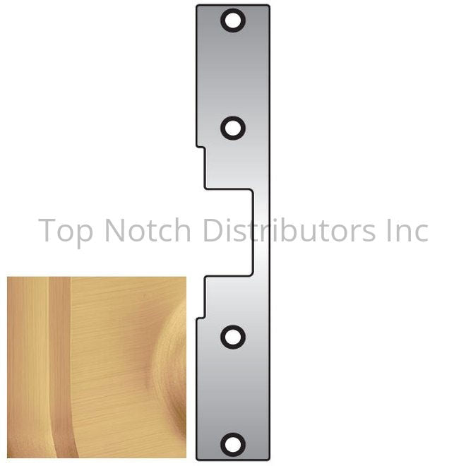 HES J2612 J2 Faceplate for 1006 Strike Satin Bronze Sparrow Supply