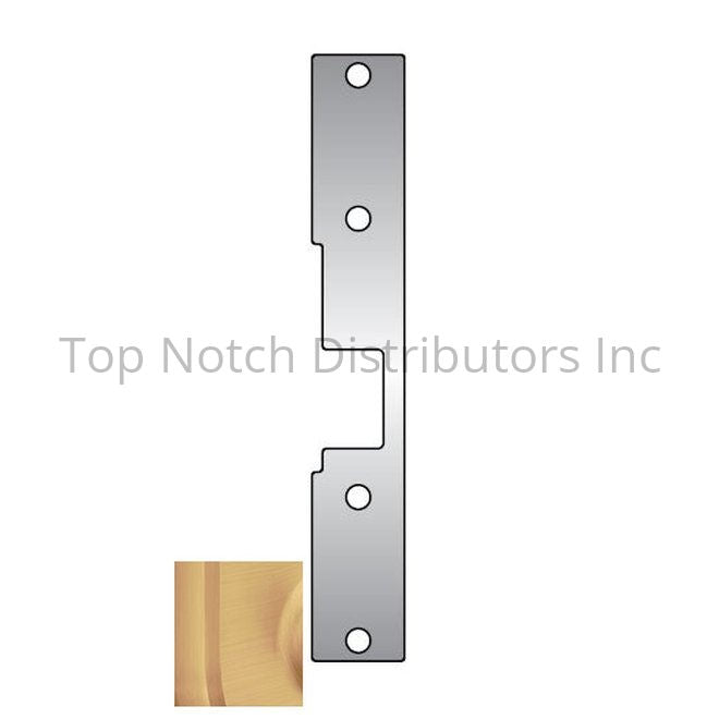 HES K2612 K2 Faceplate for 1006 Strike Satin Bronze Sparrow Supply