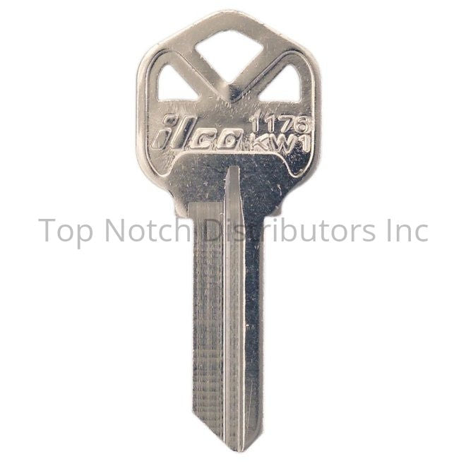 Ilco KW1BR250PK Taylor Pack of 250 Kwikset KW1 Key Blank * Must be ... Sparrow Supply