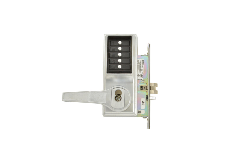 Simplex L8146B Mechanical Pushbutton Locksets - Satin Chrome Sparrow Supply