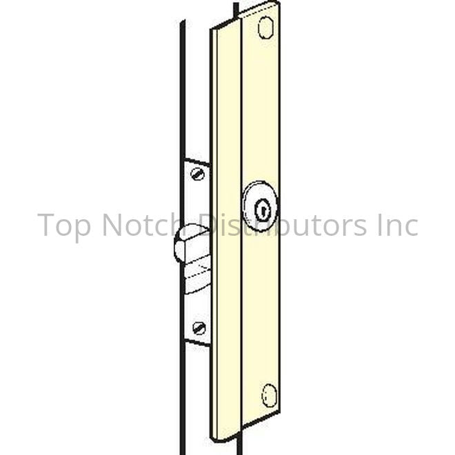 Don-Jo LP312DU 2-5/8" x 12" Adams Rite Cylinder Hole Latch Protecto... Sparrow Supply