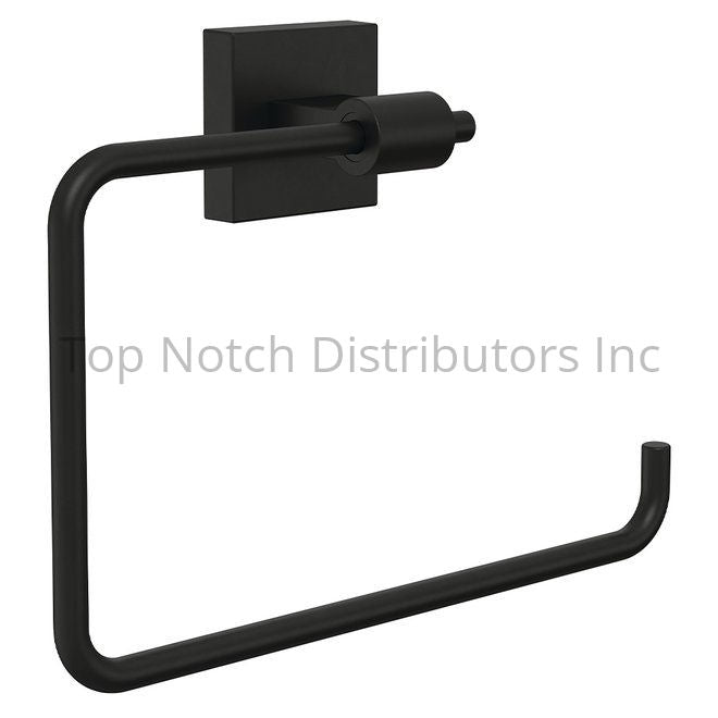 Franklin Brass MAX46FB Maxted Towel Ring Flat Black Sparrow Supply